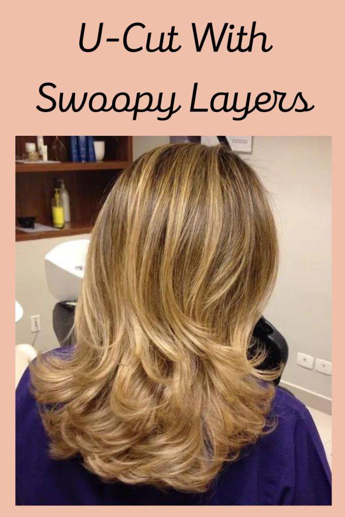 U-Cut With Swoopy Layers - Party Wear Long Hairstyles
