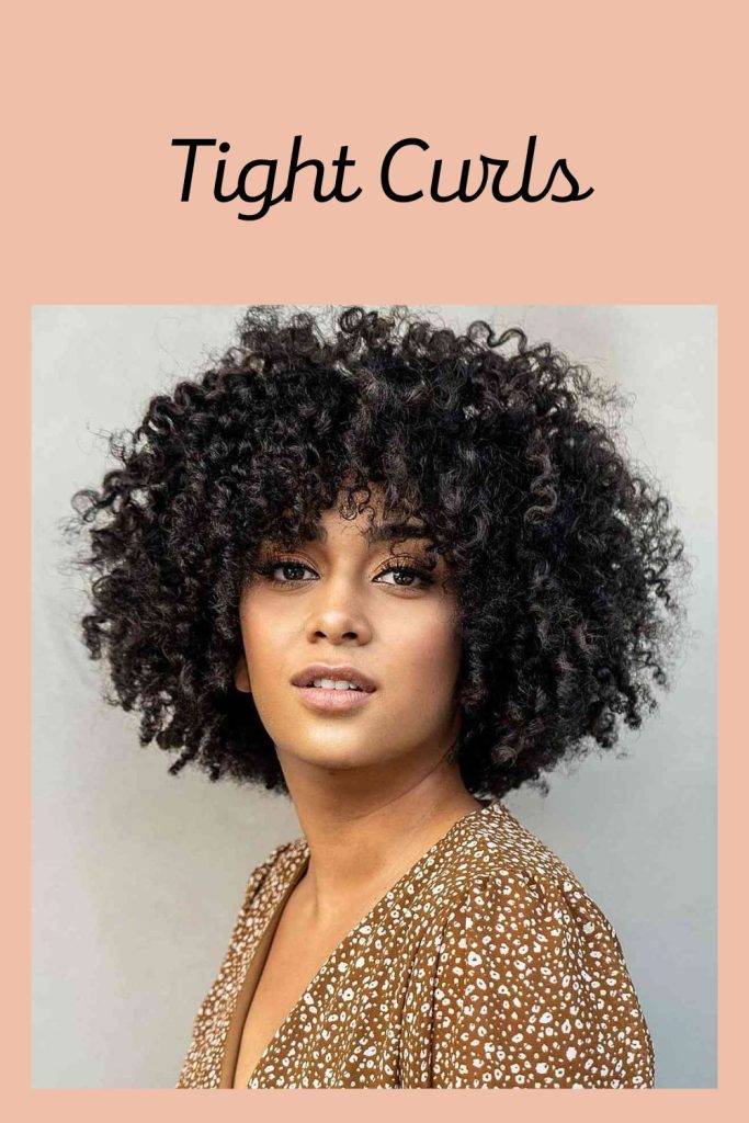 Tight Curls - hair cut for girls