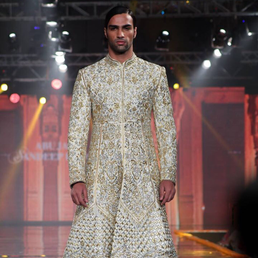 Mohit Nandal in traditional shervani - male models from India