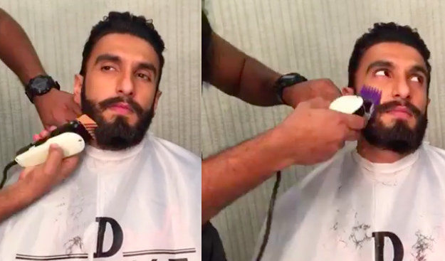 Someone is trimming Ranveer Singh beard - Ranveer Beard look