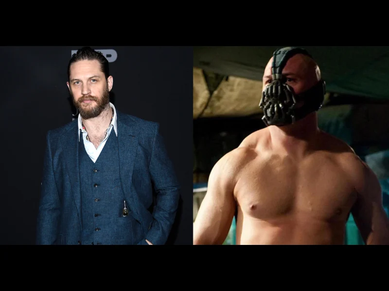 Tom Hardy before and after weight loss pics - celebrity weight loss secrets