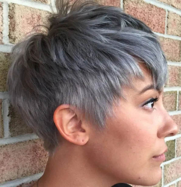 Woman in Choppy hairstyle - short hairstyles 2022