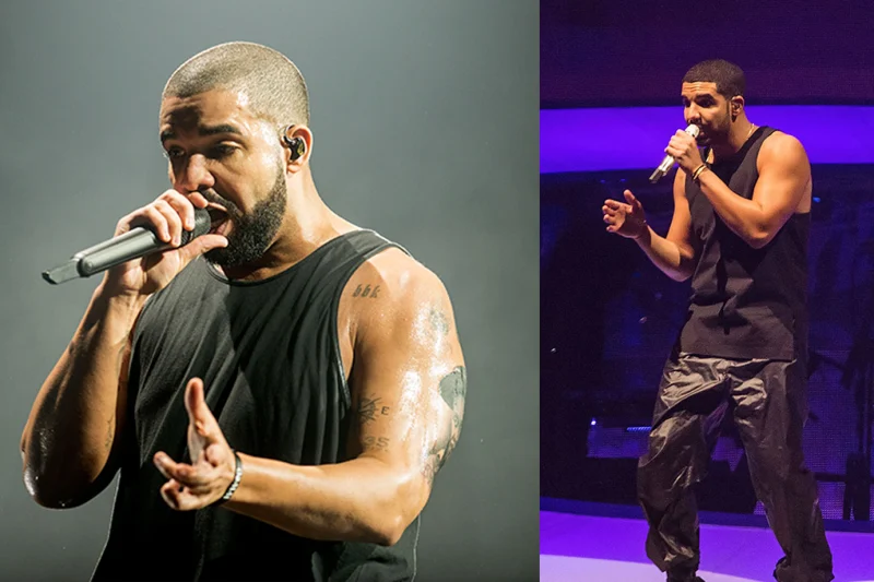 Before and after weight loss pics of Drake / Aubrey Graham - celebrity weight loss 2022
