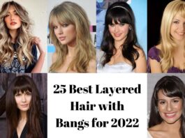 25 Best Layered Hair with Bangs for 2022