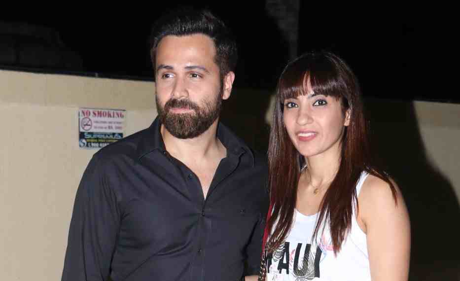 Emraan Hashmi and Parveen Shahani posing for camera - Aries and Taurus compatibility