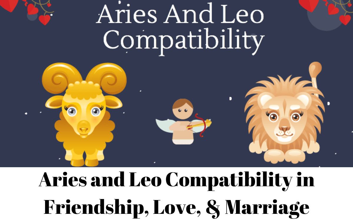 Aries and Leo Compatibility in Friendship, Love, & Marriage