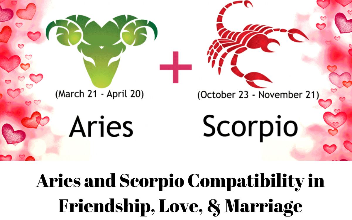 Aries and Scorpio Compatibility in Friendship, Love, & Marriage