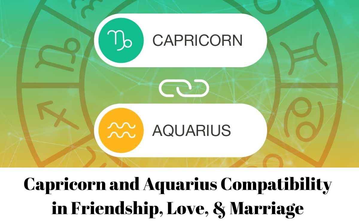 Capricorn And Aquarius Compatibility In Friendship Love Marriage 