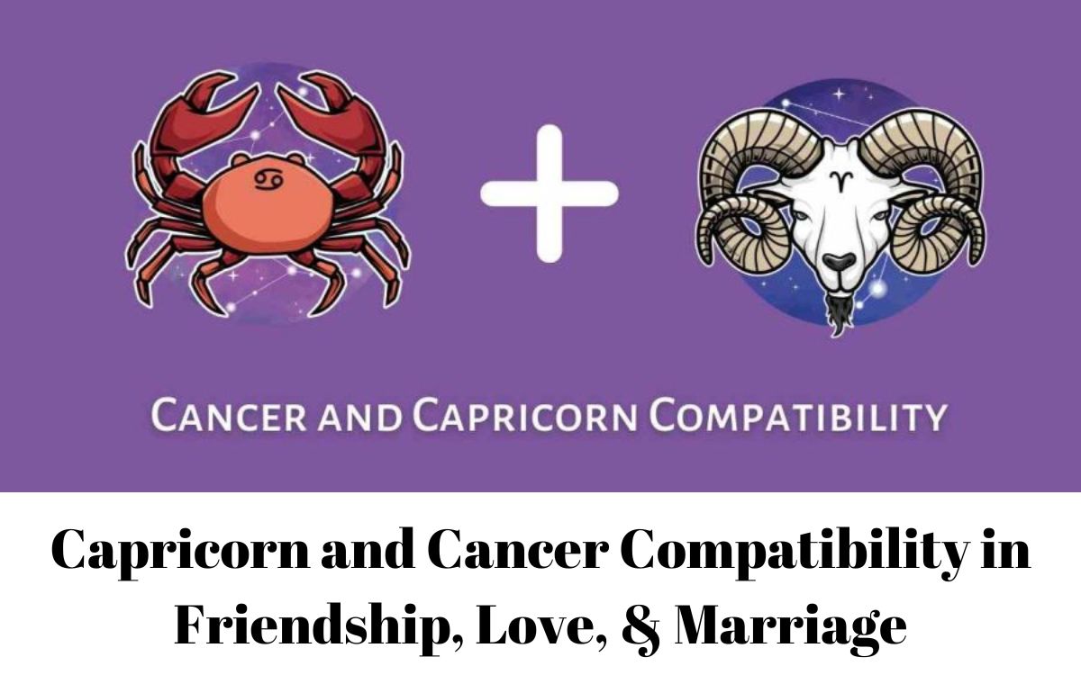 Capricorn and Cancer Compatibility in Friendship, Love, & Marriage