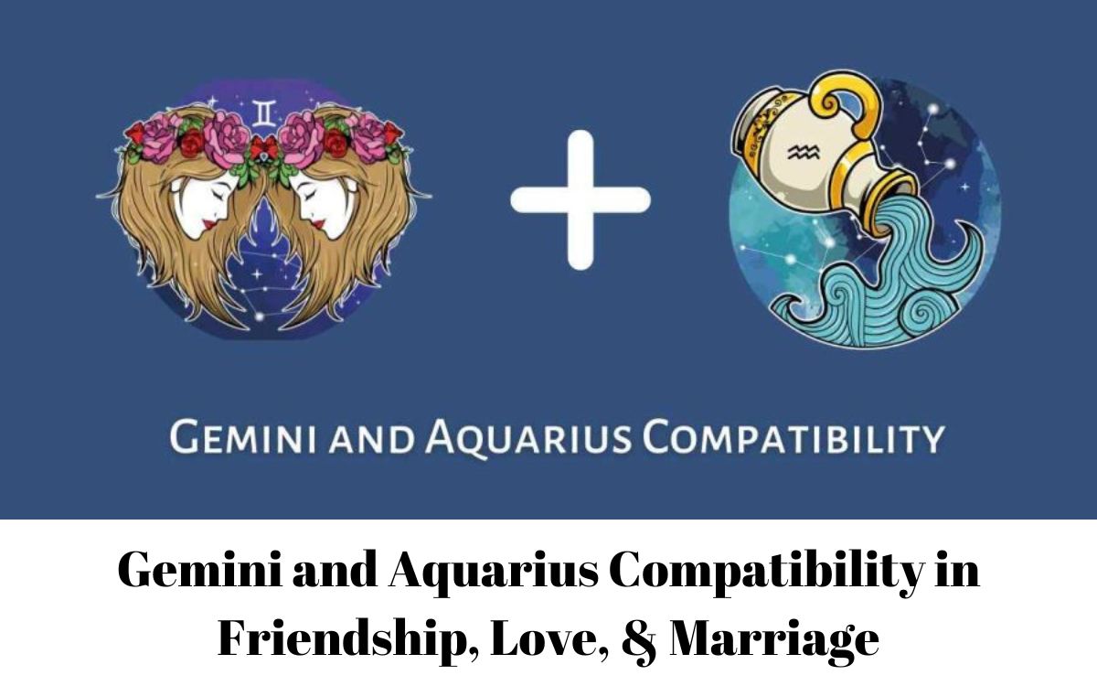 Gemini and Aquarius Compatibility in Friendship, Love, & Marriage