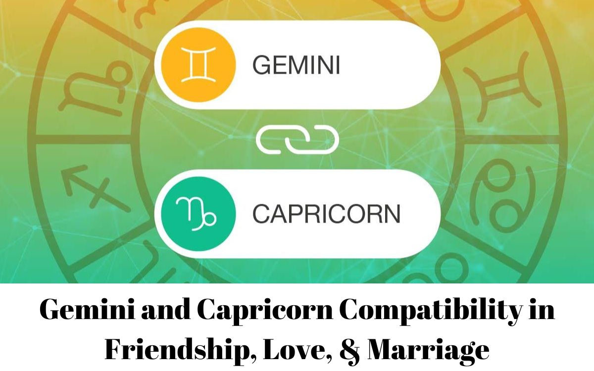 Gemini and Capricorn Compatibility in Friendship, Love, & Marriage