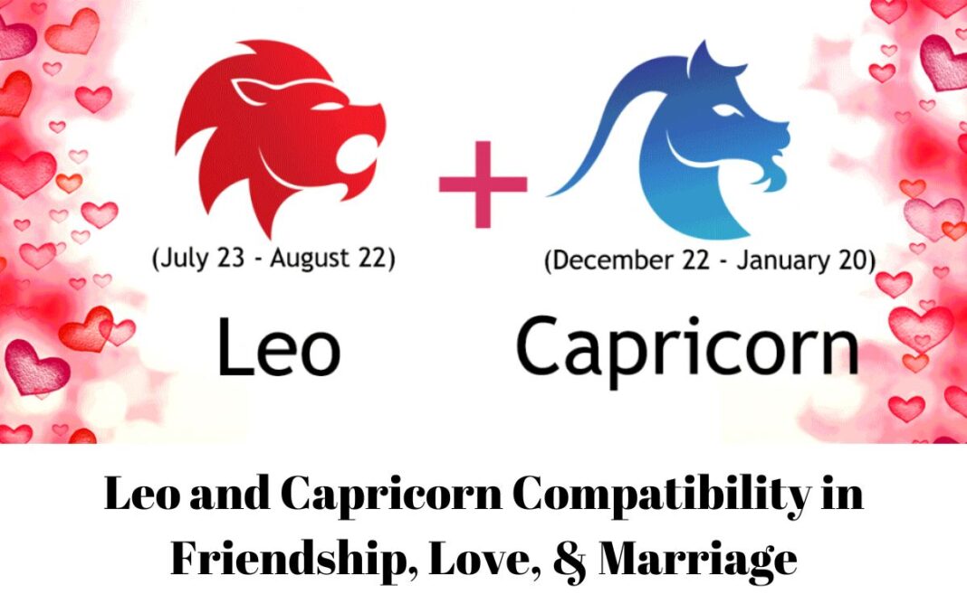 Leo And Capricorn Compatibility In Friendship Love Marriage 1068x668 
