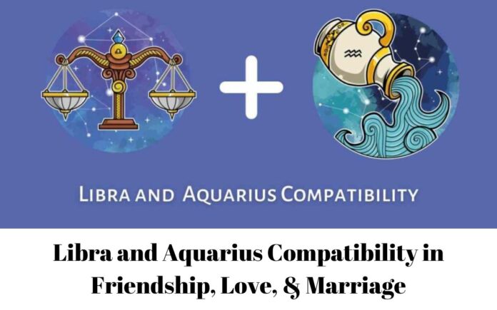 Libra And Aquarius Compatibility In Friendship Love Marriage 696x435 