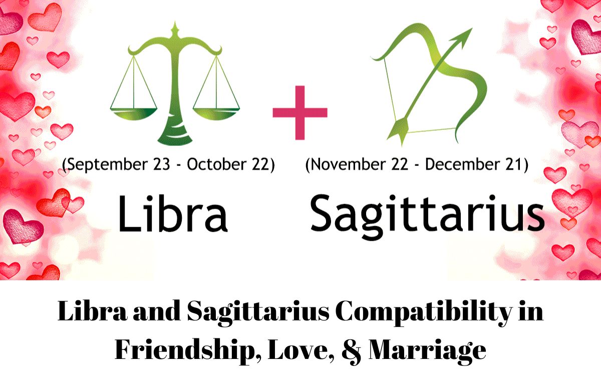 Libra and Sagittarius Compatibility in Friendship, Love, & Marriage