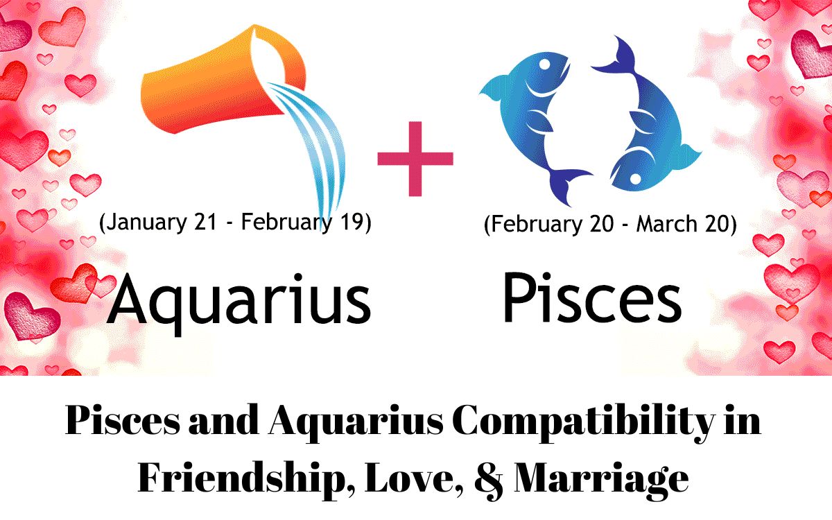 Pisces and Aquarius Compatibility in Friendship, Love, & Marriage