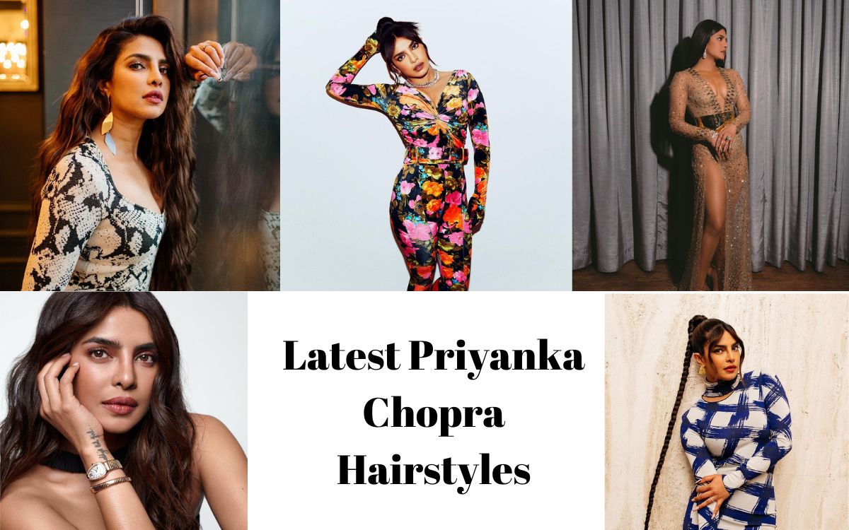 Latest Priyanka Chopra Hairstyles