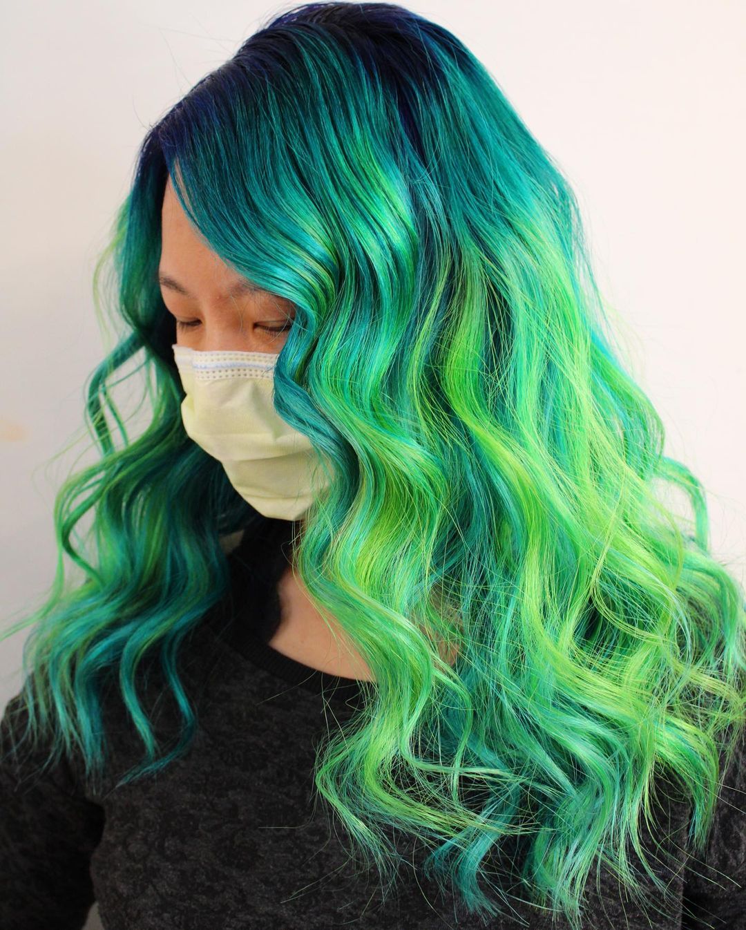 Green Hair color 112 face shape | green hair color | green hair color for women Green Hair Color ideas
