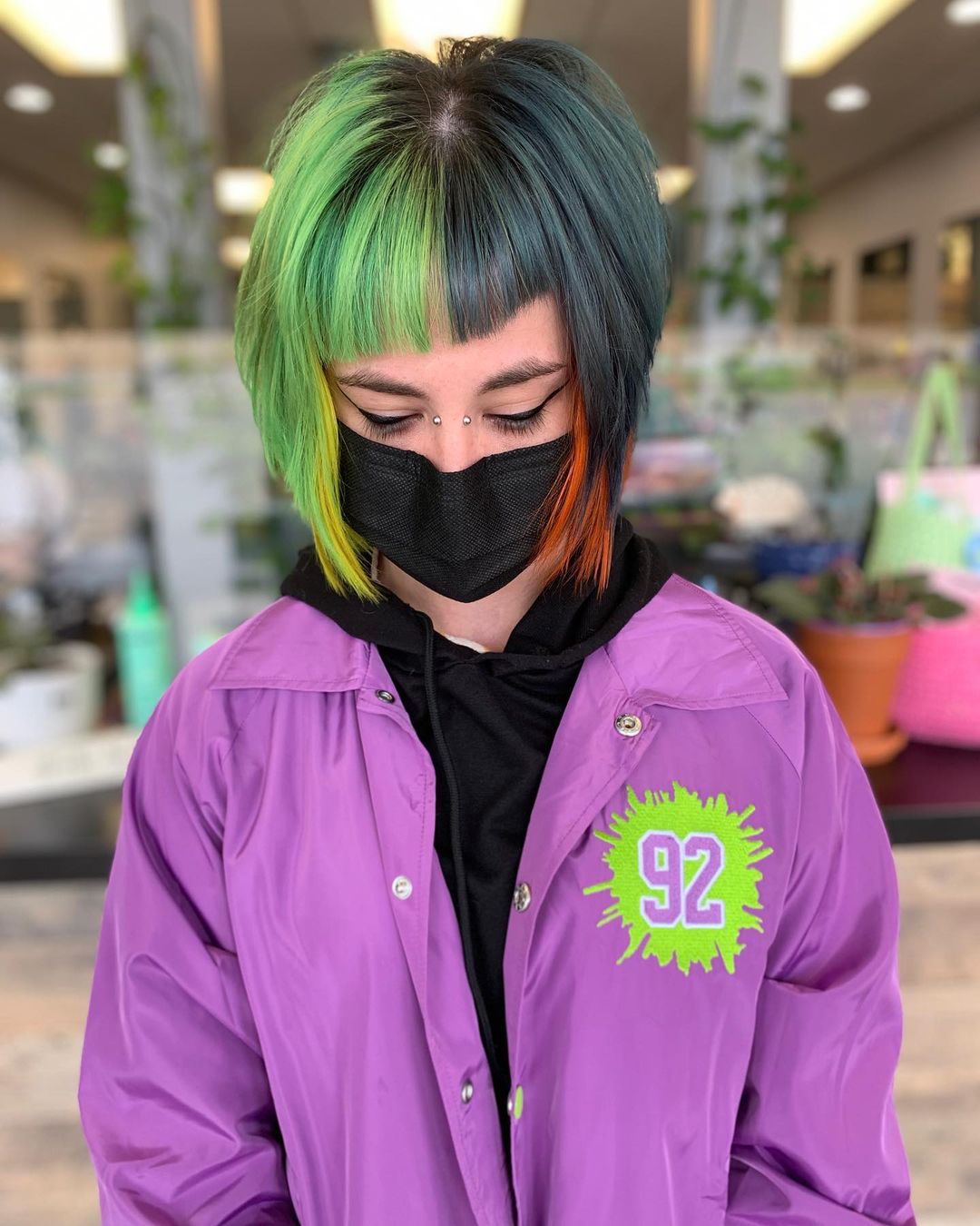 Green Hair color 114 face shape | green hair color | green hair color for women Green Hair Color ideas