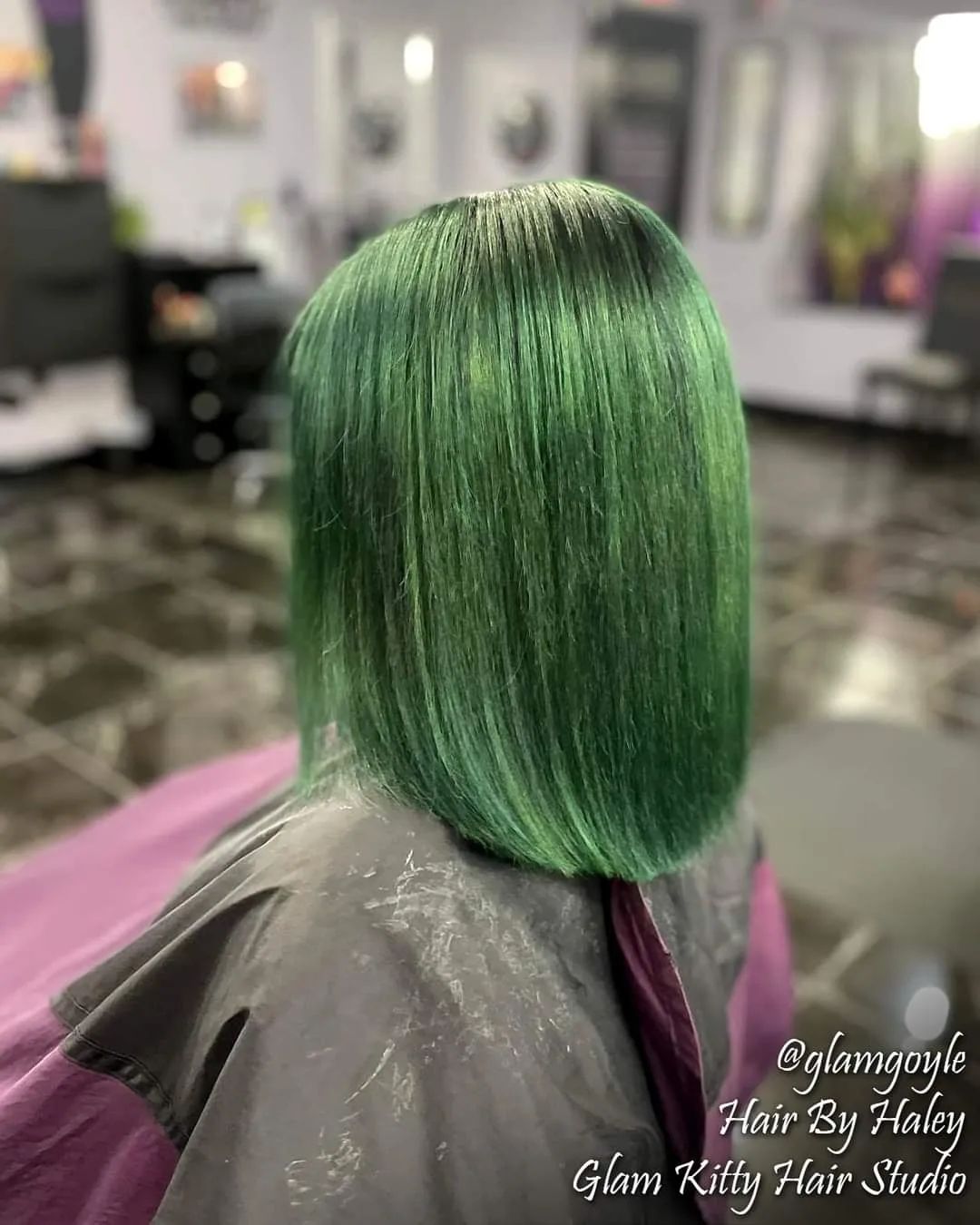 Green Hair color 13 face shape | green hair color | green hair color for women Green Hair Color ideas