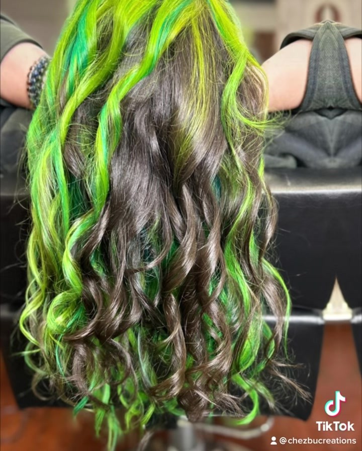 Green Hair color 16 face shape | green hair color | green hair color for women Green Hair Color ideas