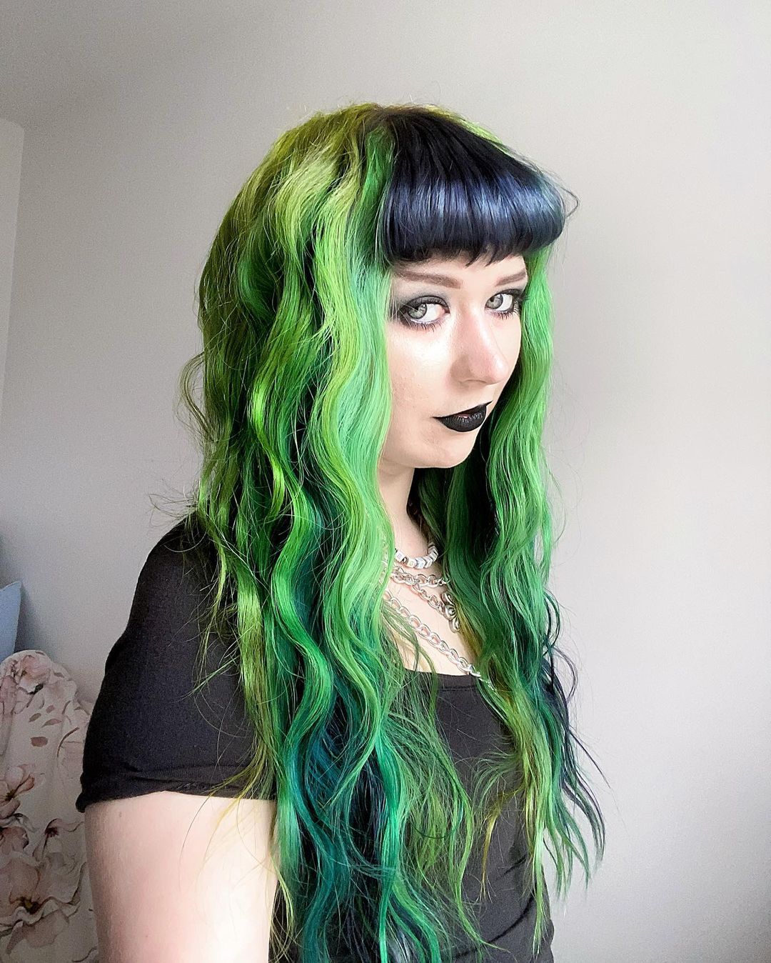 Green Hair color 169 face shape | green hair color | green hair color for women Green Hair Color ideas