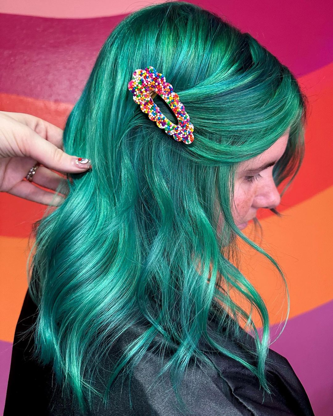 Green Hair color 184 face shape | green hair color | green hair color for women Green Hair Color ideas