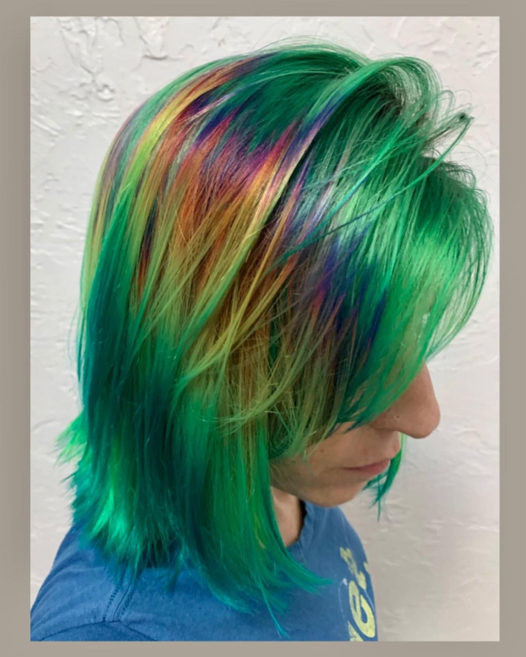Green Hair color 188 face shape | green hair color | green hair color for women Green Hair Color ideas