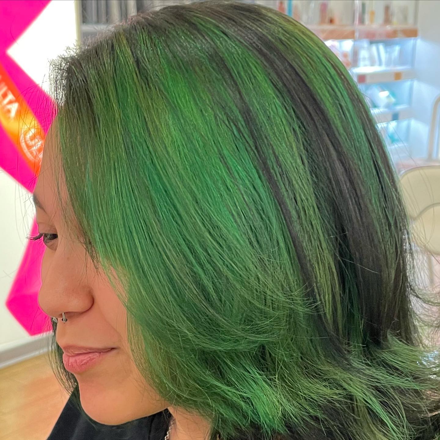 Green Hair color 194 face shape | green hair color | green hair color for women Green Hair Color ideas