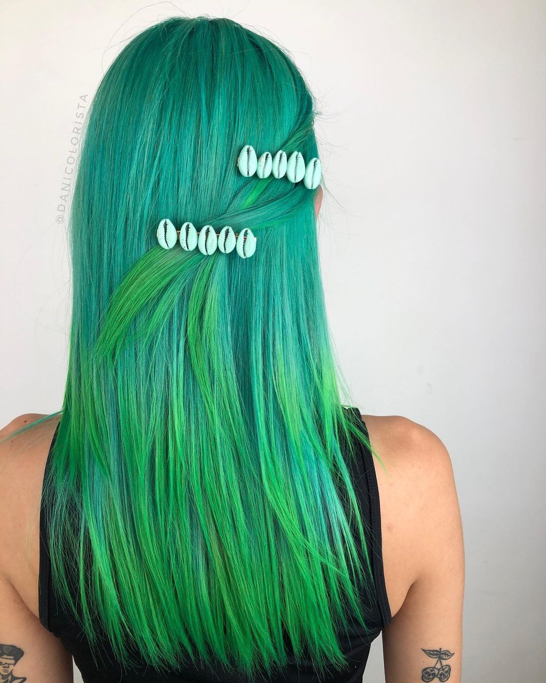 Green Hair color 209 face shape | green hair color | green hair color for women Green Hair Color ideas