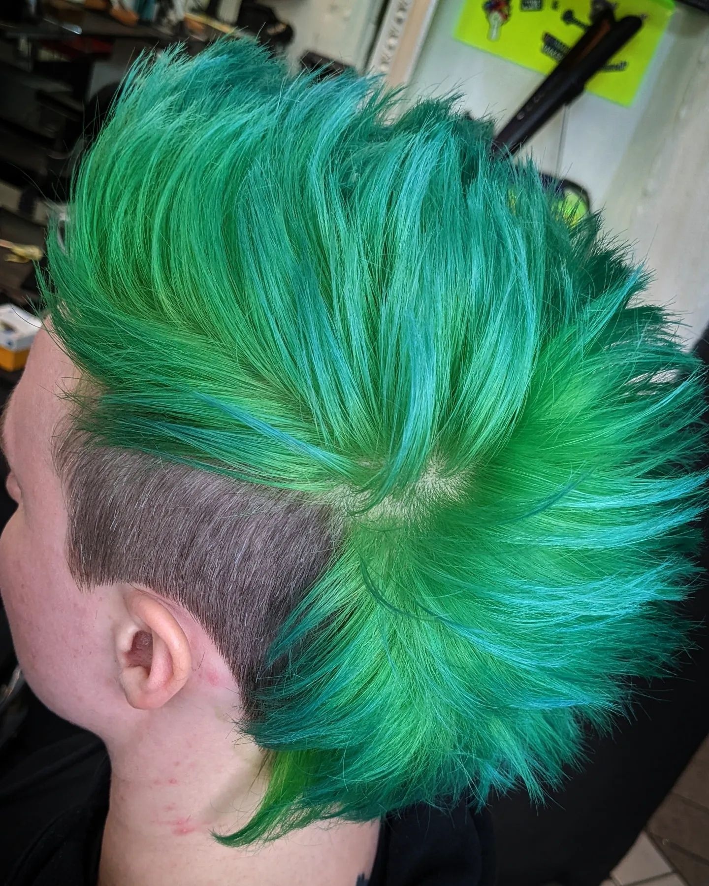 Green Hair color 21 face shape | green hair color | green hair color for women Green Hair Color ideas