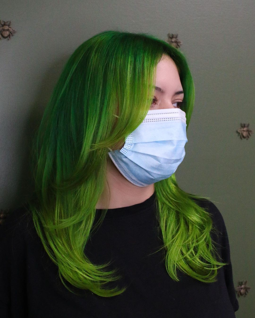 Green Hair color 222 face shape | green hair color | green hair color for women Green Hair Color ideas