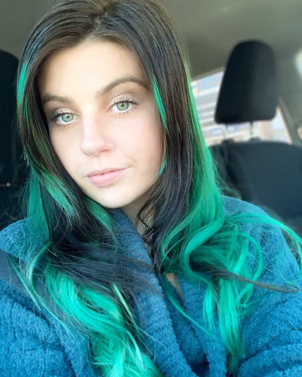 Green Hair color 242 face shape | green hair color | green hair color for women Green Hair Color ideas