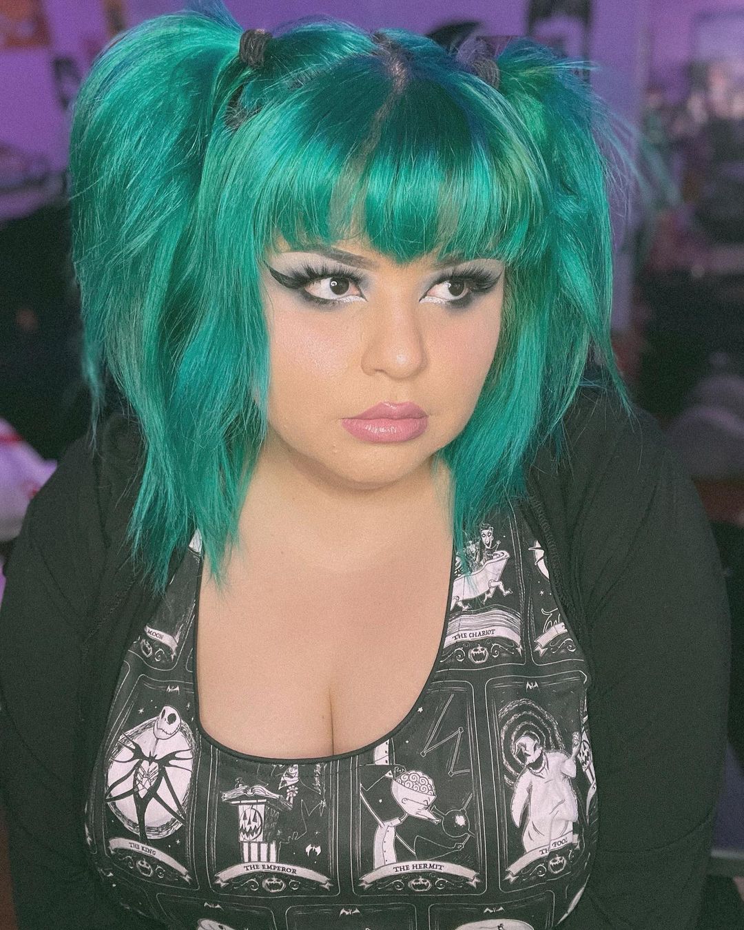 Green Hair color 252 face shape | green hair color | green hair color for women Green Hair Color ideas