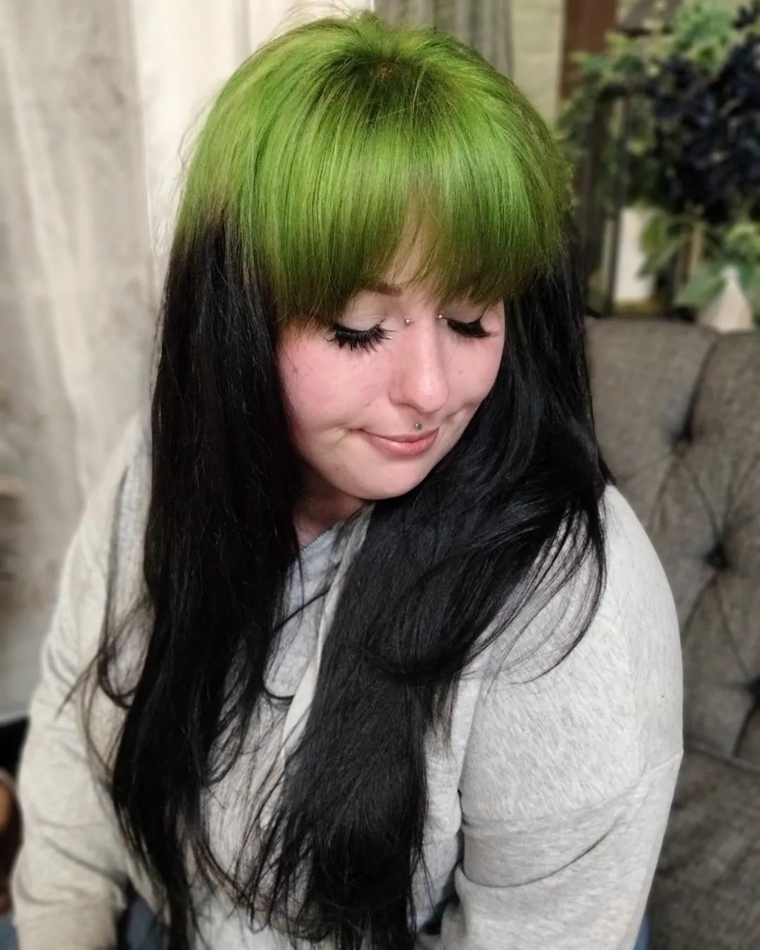 Green Hair color 256 face shape | green hair color | green hair color for women Green Hair Color ideas