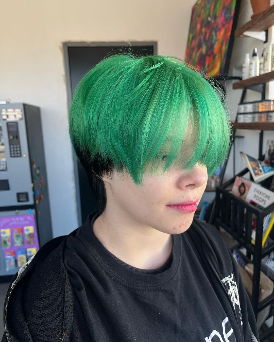 Green Hair color 257 face shape | green hair color | green hair color for women Green Hair Color ideas