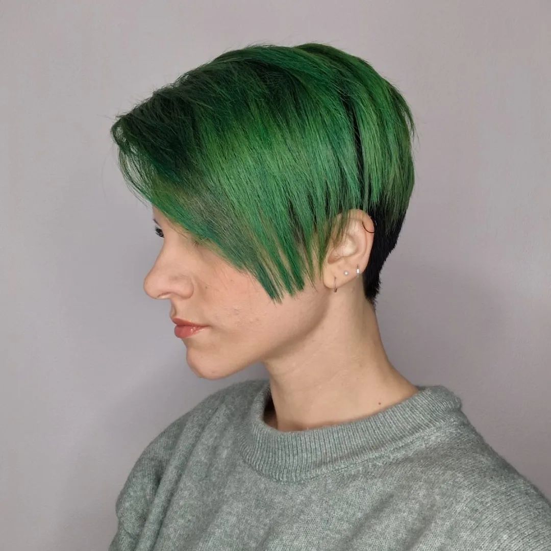 Green Hair color 259 face shape | green hair color | green hair color for women Green Hair Color ideas