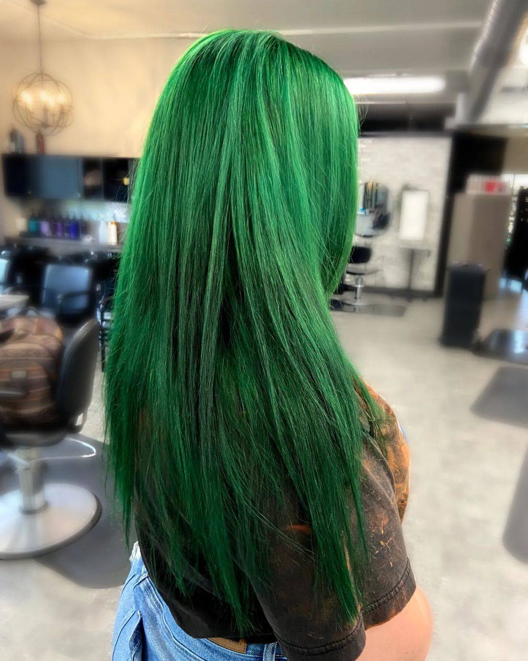 Green Hair color 327 face shape | green hair color | green hair color for women Green Hair Color ideas