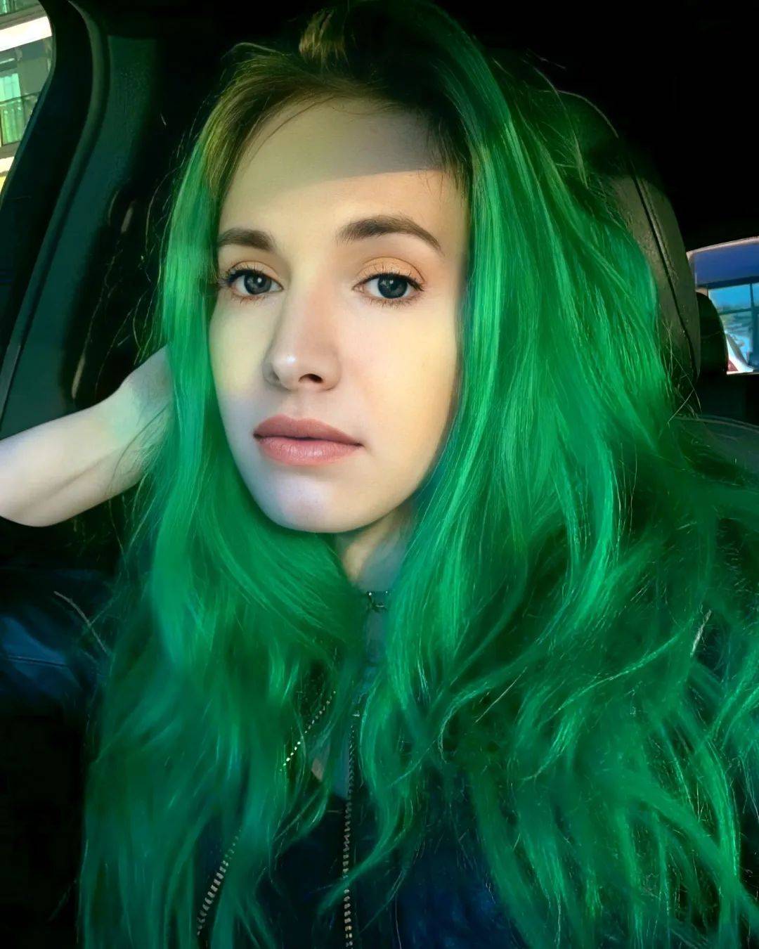 Green Hair color 338 face shape | green hair color | green hair color for women Green Hair Color ideas