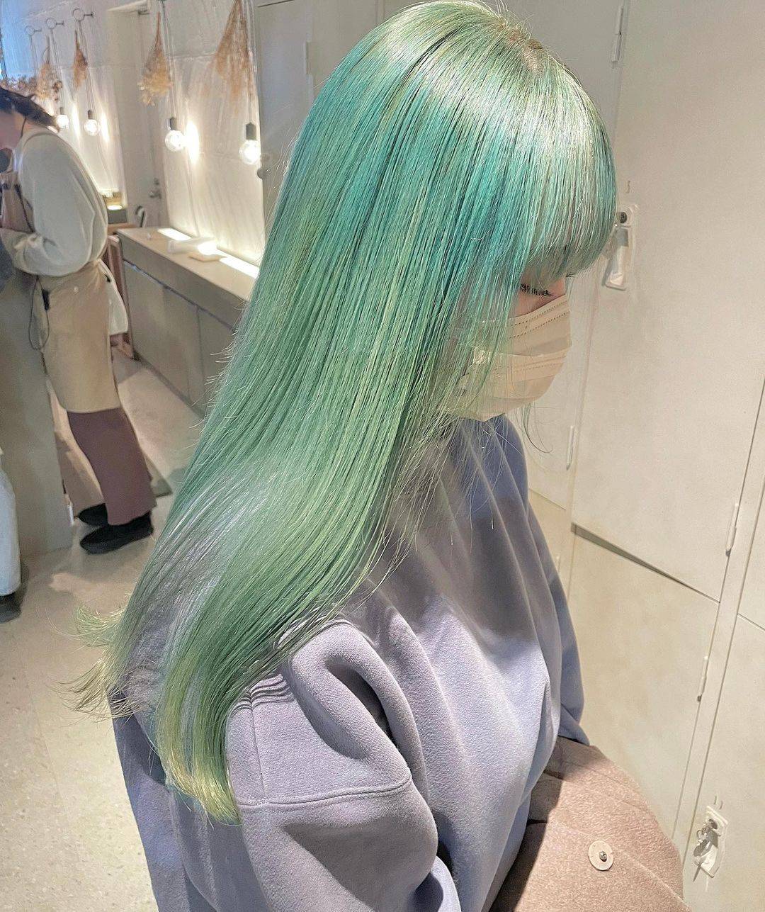 Green Hair color 343 face shape | green hair color | green hair color for women Green Hair Color ideas