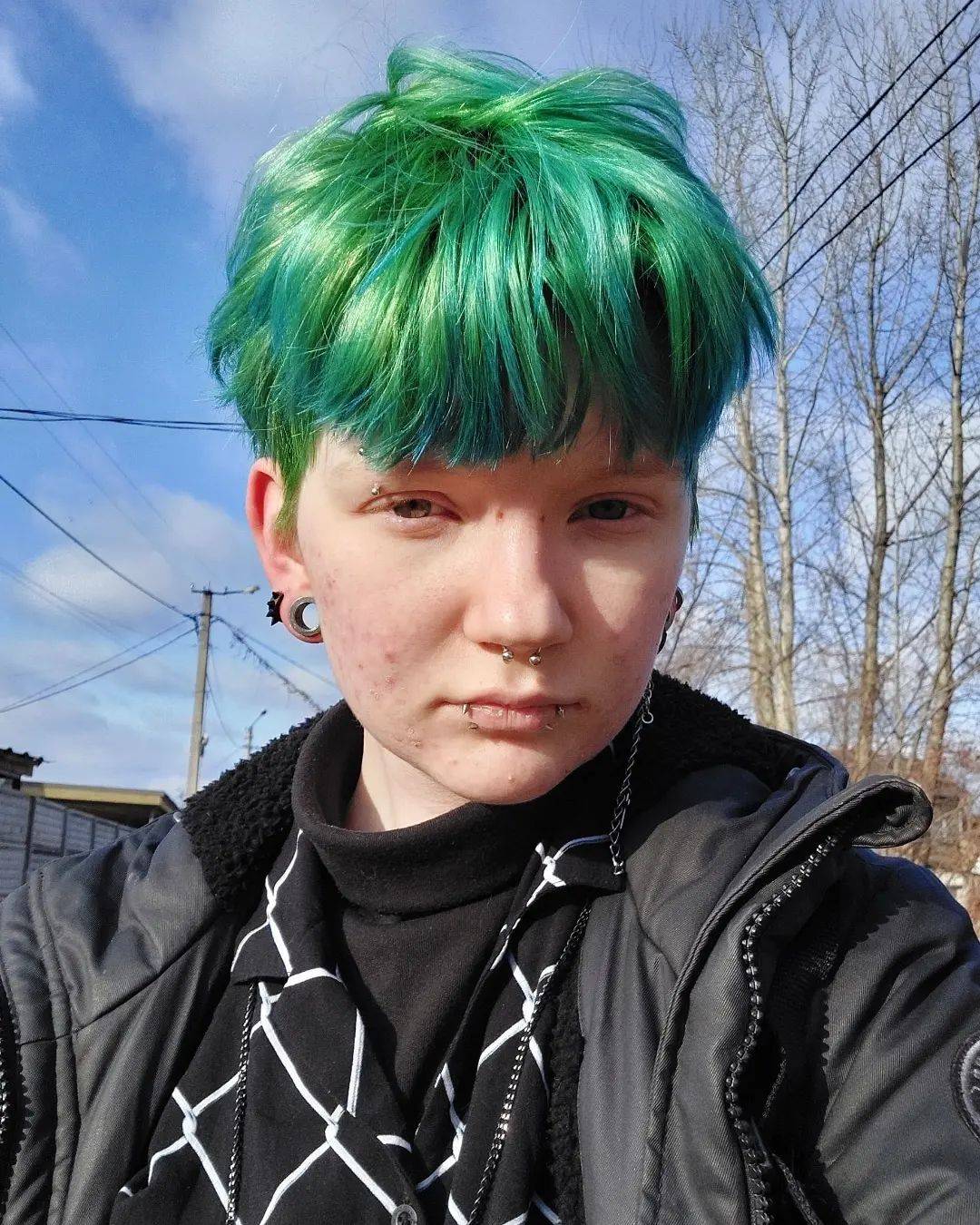 Green Hair color 344 face shape | green hair color | green hair color for women Green Hair Color ideas