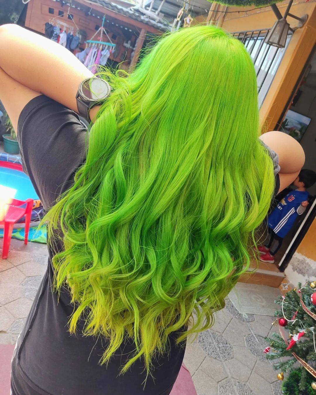 Green Hair color 362 face shape | green hair color | green hair color for women Green Hair Color ideas