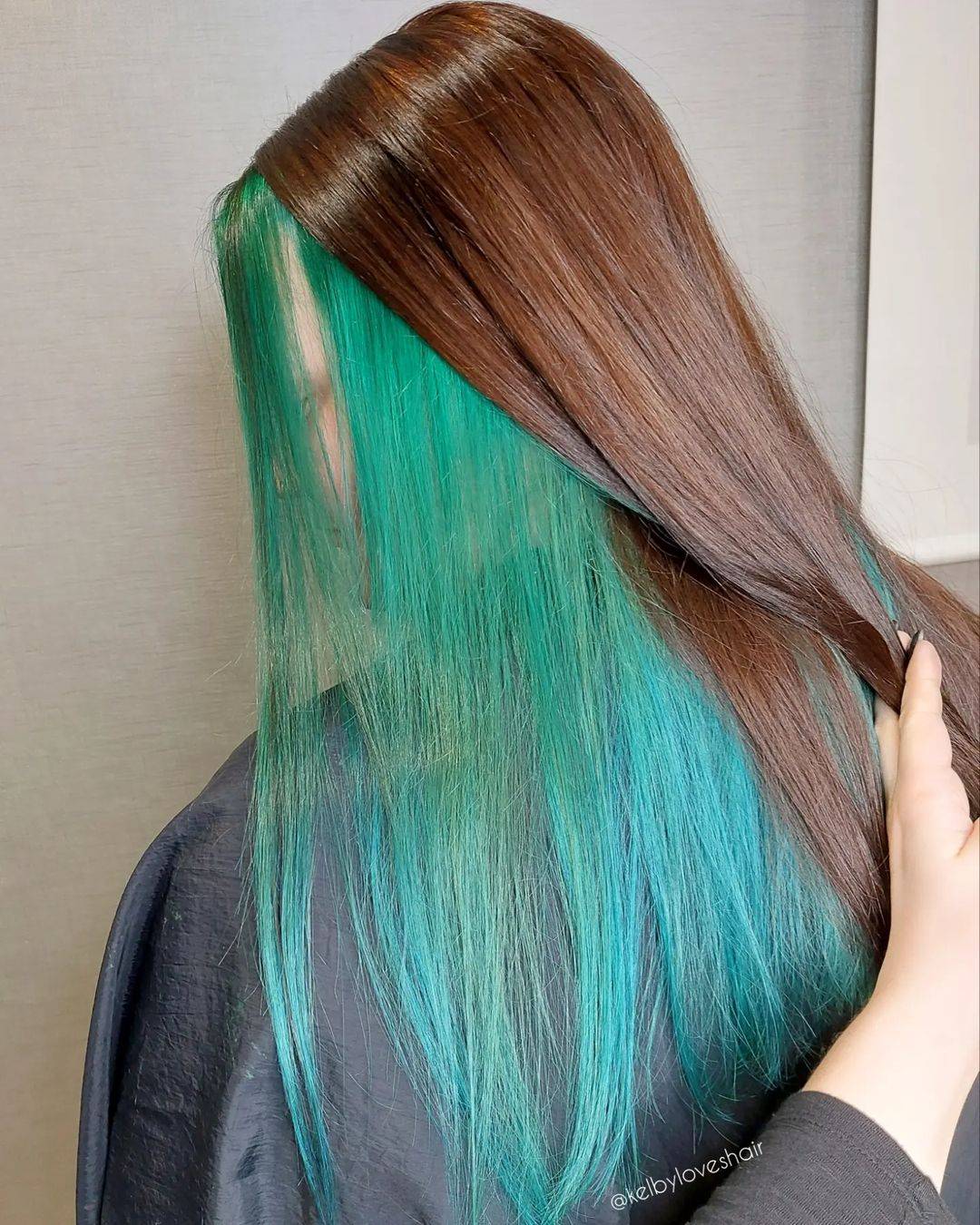Green Hair color 375 face shape | green hair color | green hair color for women Green Hair Color ideas