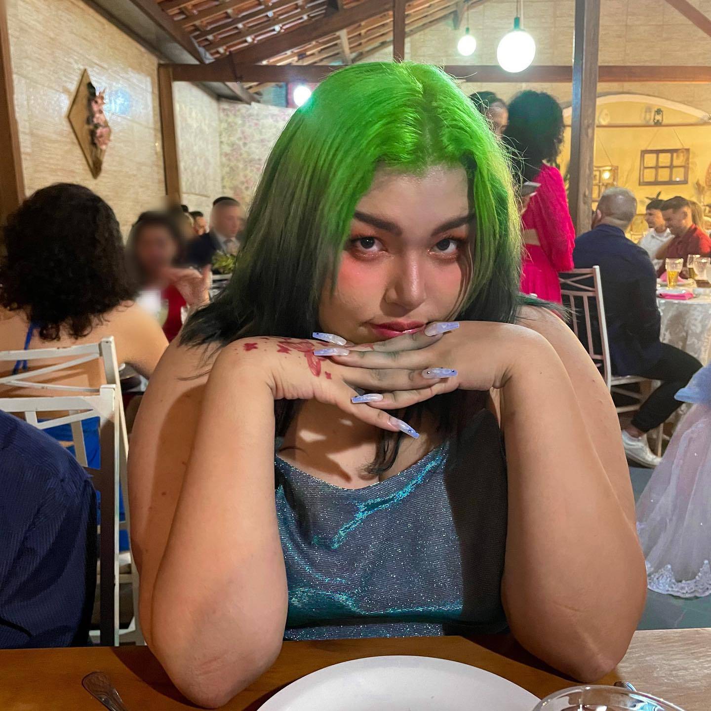 Green Hair color 388 face shape | green hair color | green hair color for women Green Hair Color ideas
