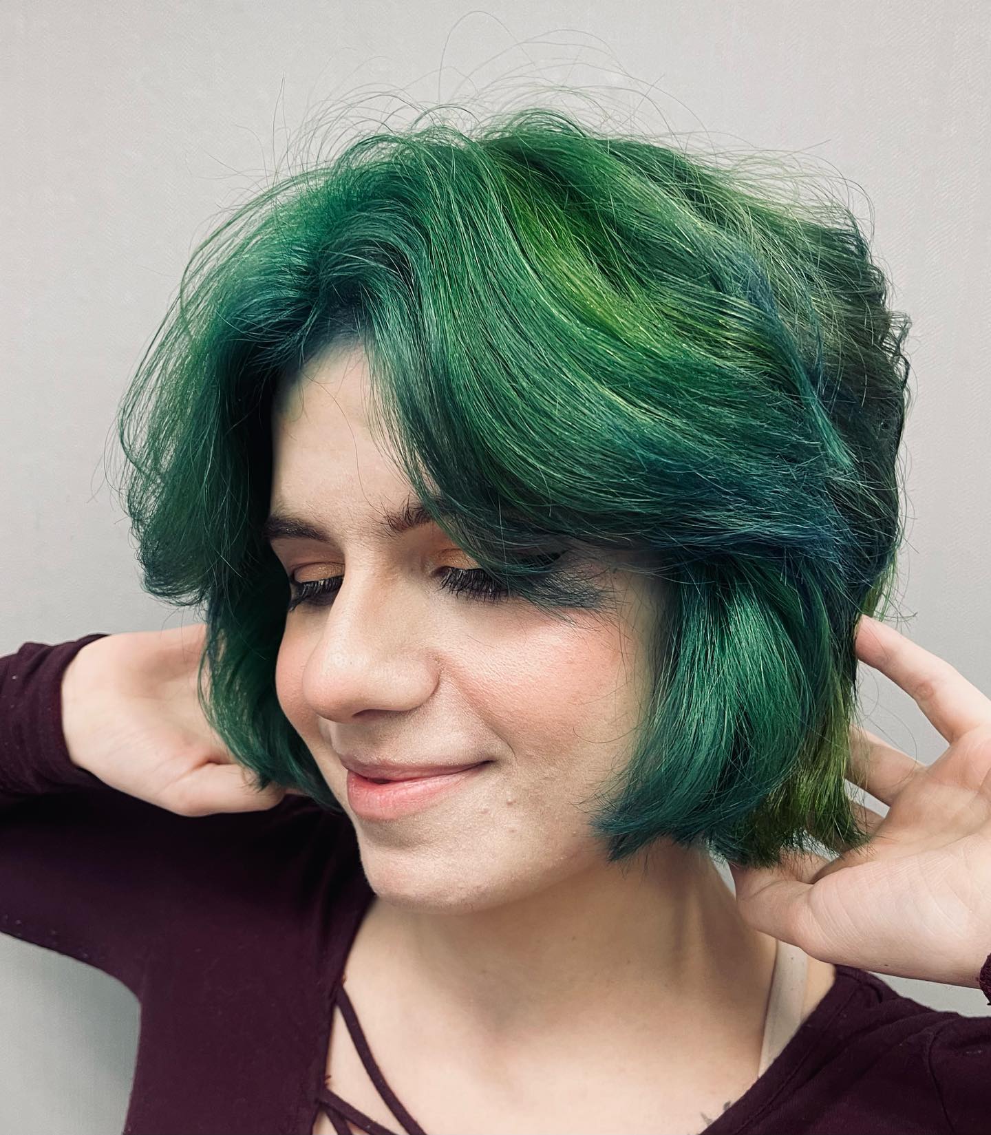 Green Hair color 57 face shape | green hair color | green hair color for women Green Hair Color ideas