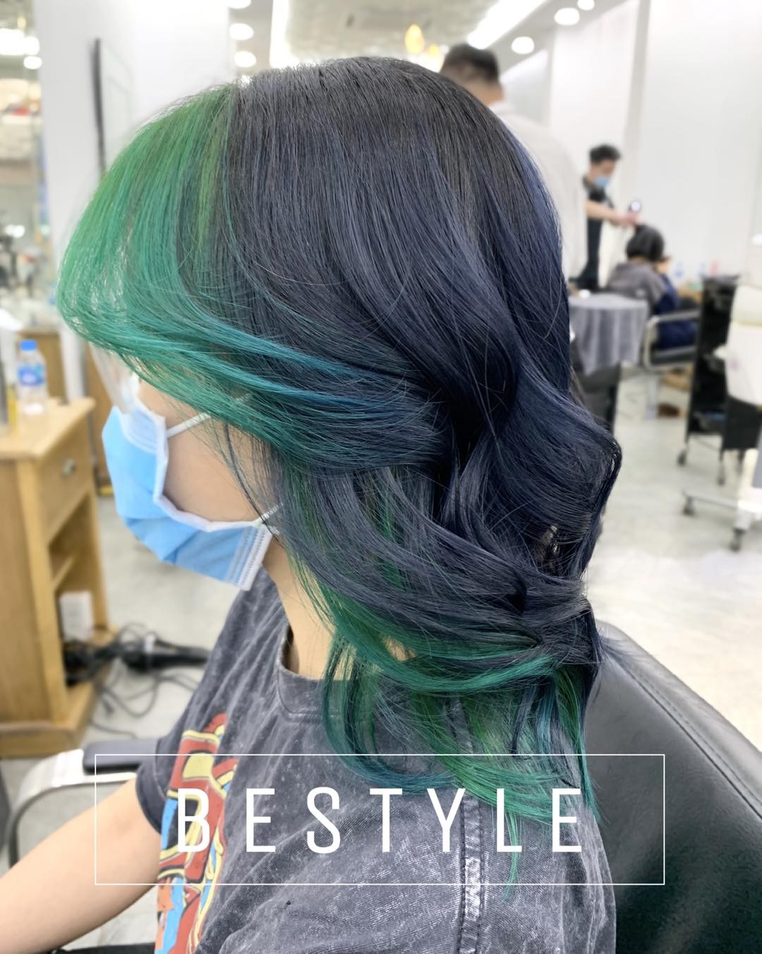 Green Hair color 73 face shape | green hair color | green hair color for women Green Hair Color ideas