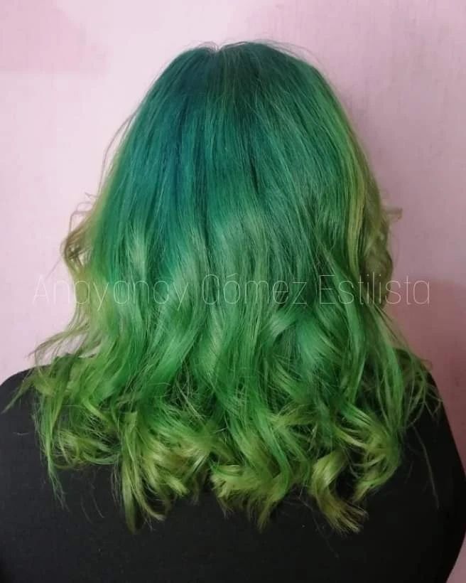 Green Hair color 95 face shape | green hair color | green hair color for women Green Hair Color ideas