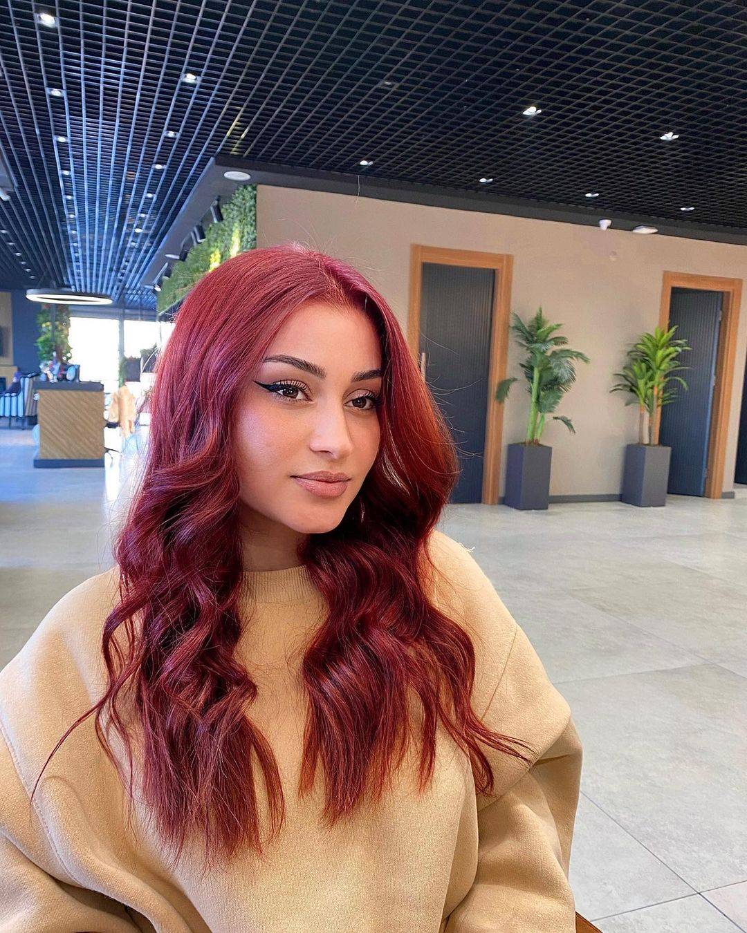 Red Hair Color 221 Indian skin tone | red hair color | skin tone Red Hair Color