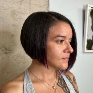 Asymmetrical hairstyle 28