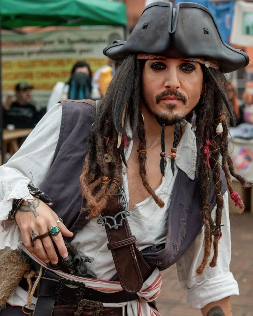 Johnny Depp Hair Look - Pirates in Caribbean