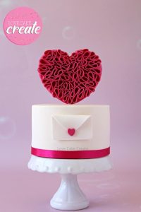 cute Valentines Day cake Idea 1